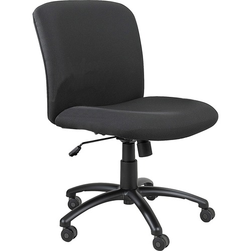 Chair, Executive, Mid Back, Berry, Swivel, Black