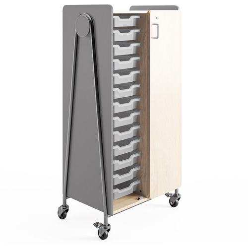Storage, Mobile, 60 Inch, Gray