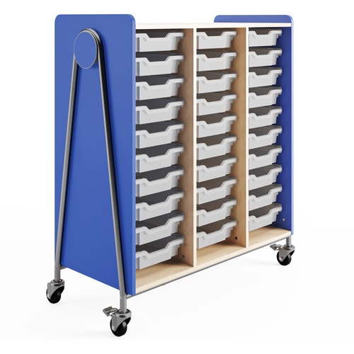 Storage, Mobile, 48 Inch, Blue
