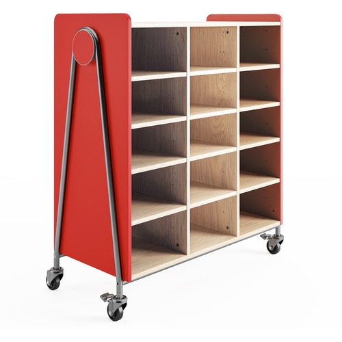 Storage, Mobile, 48 Inch, Red