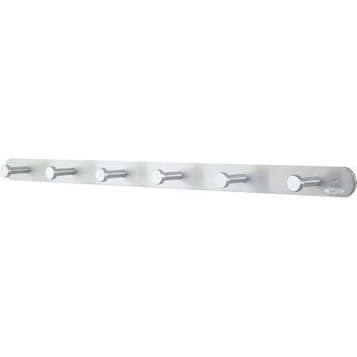 Rack, Coat 6 Hook, Silver