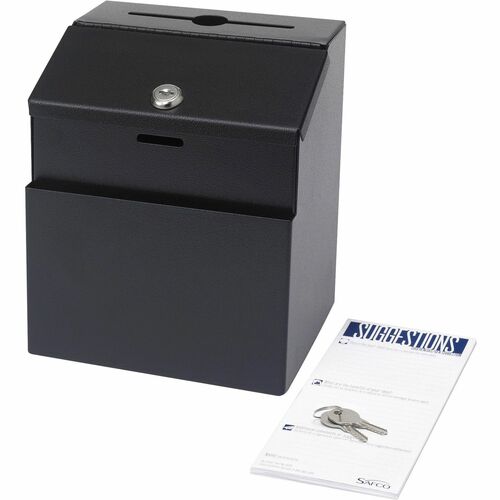Box, Suggestion, Metal, Black