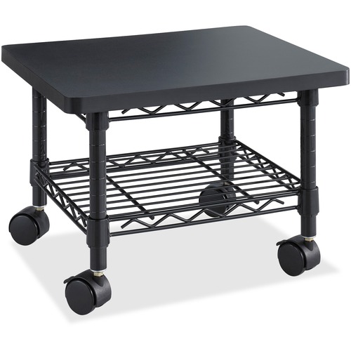 Stand, Printer/Fax, Under Desk, Black