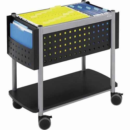 File Tub, Open Top, Black