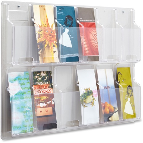 Display, Pamphlet, 12 Packet, Clear