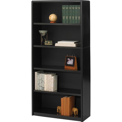 Bookcase, 5-Shelf, Black