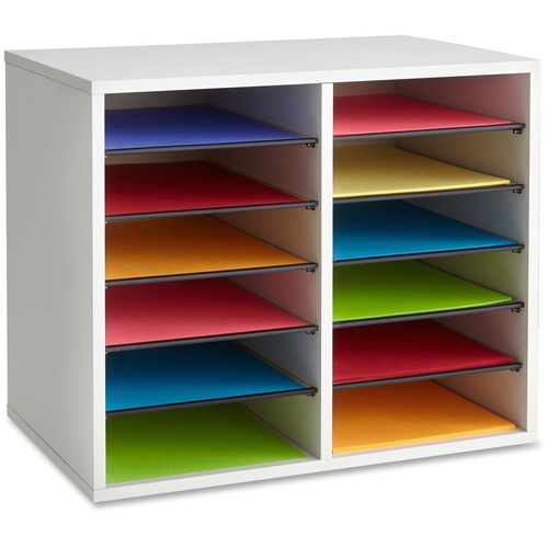 Organizer, Wood, Adjustable, 12 Compartment, By