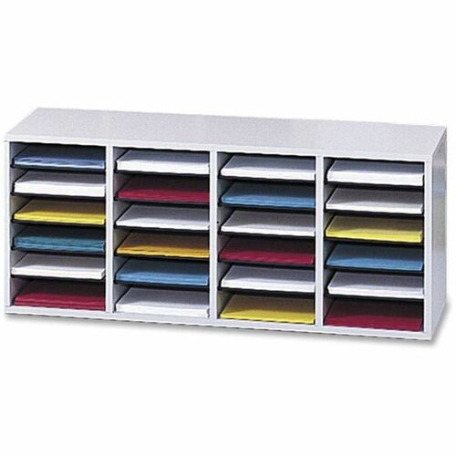 Organizer, Adj. Wood, 24 Compartment