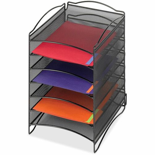 Organizer, Mesh 6 Pocket, Black