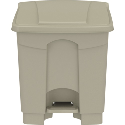 Trash Receptacle Tan 8 Gallon