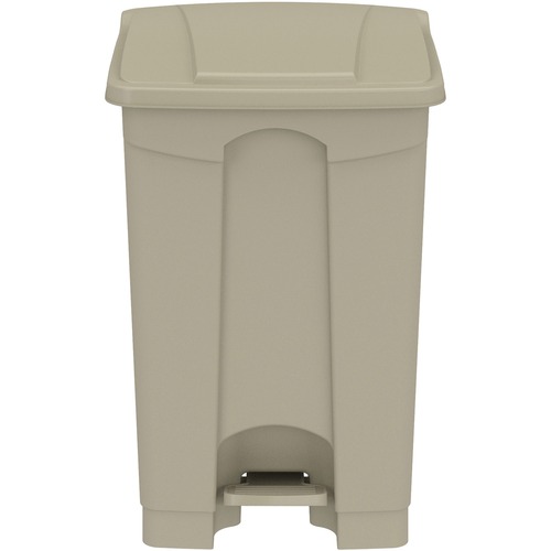 Trash Receptacle, Tan, 12 Gallon