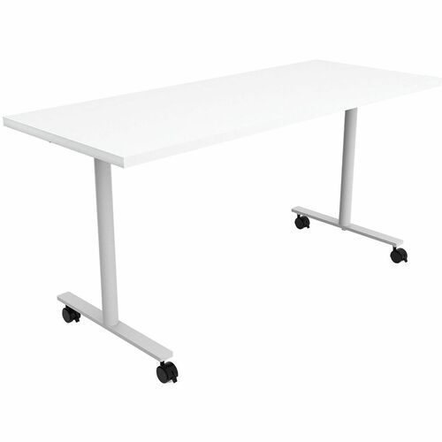 Table, T-Legs, Casters, 60 x 24