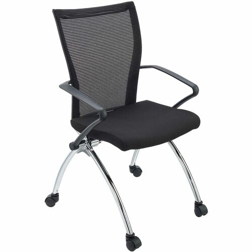 Chair, High Back, Arms, Black 2/CT