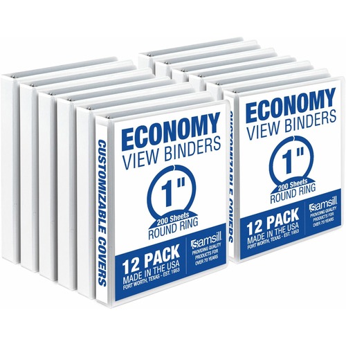 Binder, View, Value, 1" 12/CT