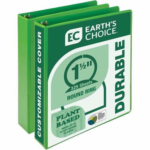 Binder, VW, 1.5", RR, Lime 2/PK