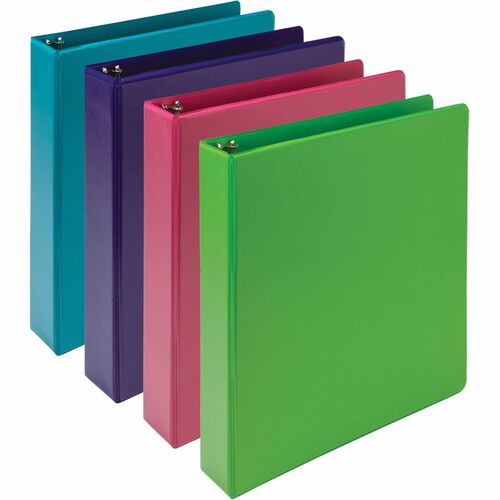 Binder, EC, 1.5", Asst 4/PK
