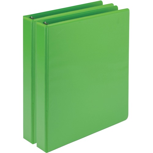 Binder, View, 1", Lime Green 2/PK
