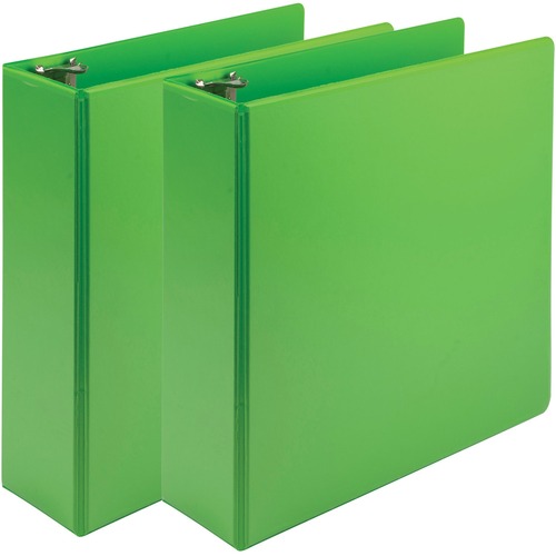 Binder, VW, 3", Round Ring, Lime 2/PK