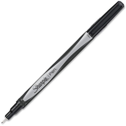 Sharpie Pen, Permanent, Fine Point, Black 4/PK
