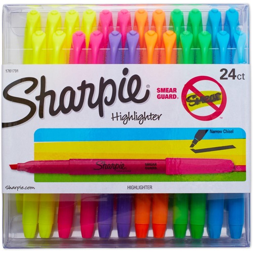 Highliter, Sharpie, Packet, Assortment 24/PK