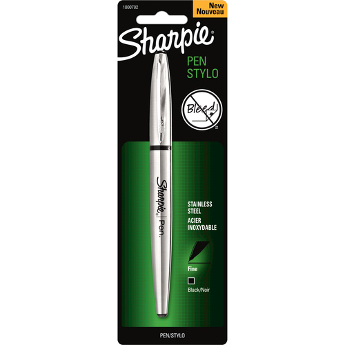 Pen, Sharpie, Fine, Stainless, Black