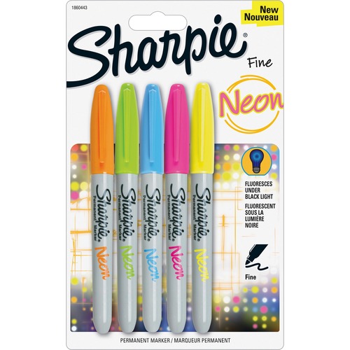 Marker, Sharpie, Neon, Fine Point 5/ST