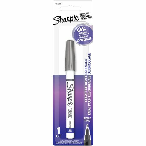 Sharpie Paint Marker, Oil-Based, Extra-Fine Point, Silver