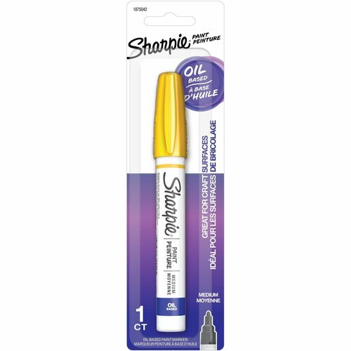 Sharpie Paint Marker, Oil-Based, Medium Point, Yellow