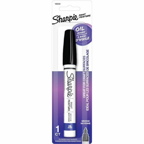 Sharpie Paint Marker, Oil-Based, Medium Point, Black
