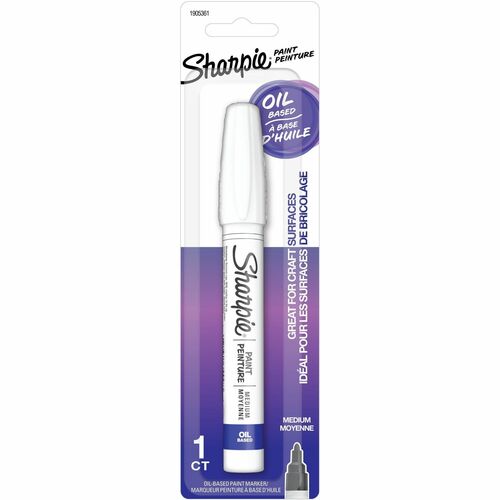 Sharpie Paint Marker, Oil-Based, Medium Point, White