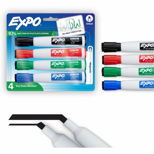 Marker, Dryers, Magnifying, Chisel 4/PK