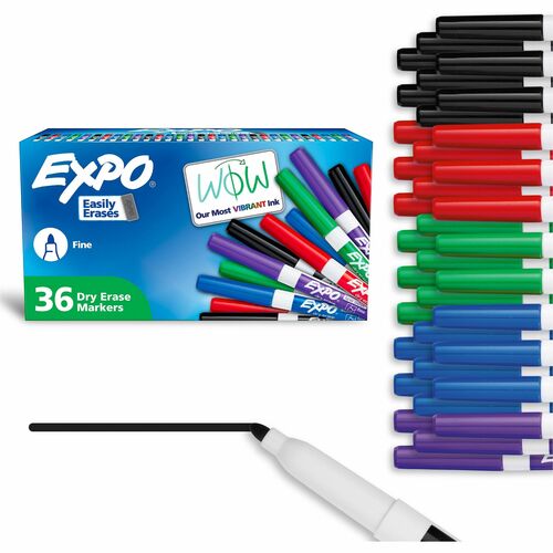 Marker, Expo, Dry Erase, Assorted 36/PK