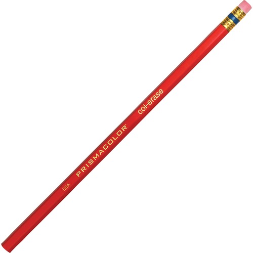 Pencil, Color Erase, Red 12/DZ