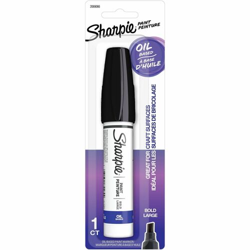 Sharpie Paint Marker, Oil-Based, Bold Point, Black