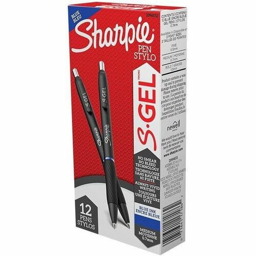 Pen, Sharpie, Gel, .7, Blue 12/DZ