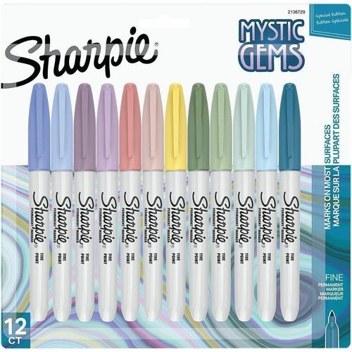 Marker, Fine, Sharpie, Assorted 12/PK