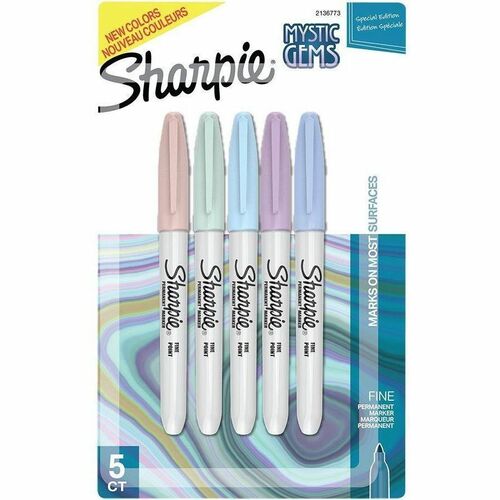 Marker, Sharpie, Fine, Ast 5/PK