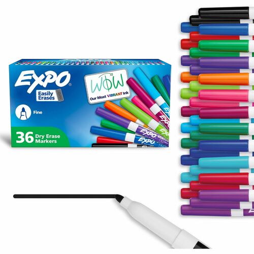 Marker, Dryerase, Asst 36/BX
