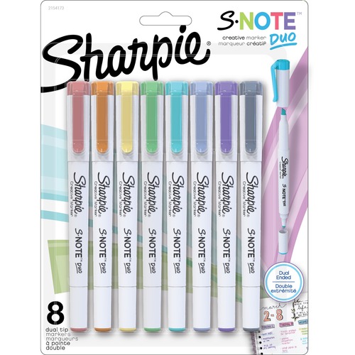 Marker, Sharp, Scent, Dot, Assorted, 8 8/PK