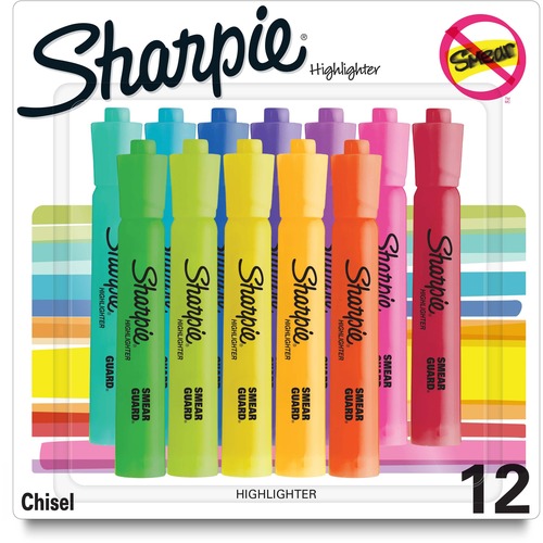 Hiliter, Sharp, Tank, Pastel, Ast 12/PK
