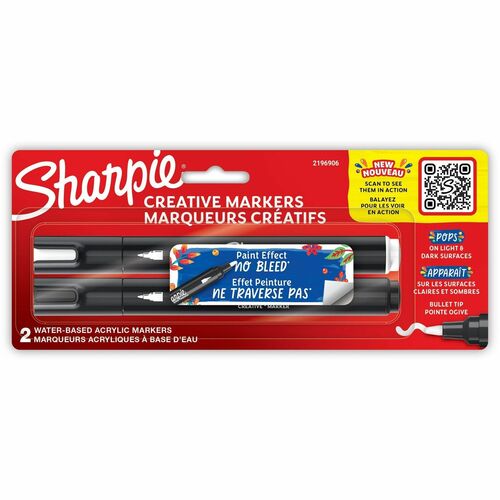 Marker, Sharpie, Bull-Create 2/PK