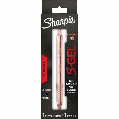 Pen, S-Gel, 0.7 Millimeter, Copper