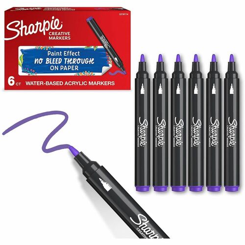Marker, Sharp, Bulcreate, Lilac 6/BX