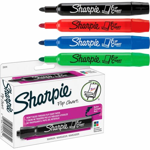 Marker, Flipchart, Bullet 4/ST