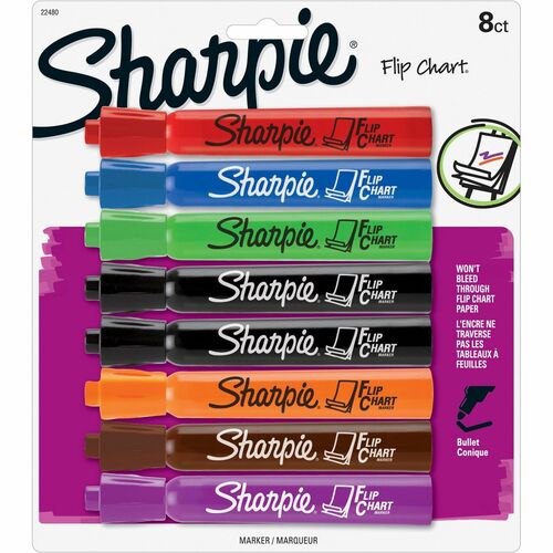 Marker, Flip, 8 Count, Assorted 8/PK