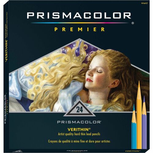 Color Pencil, Prismacolor Verithin, Assorted 24/ST