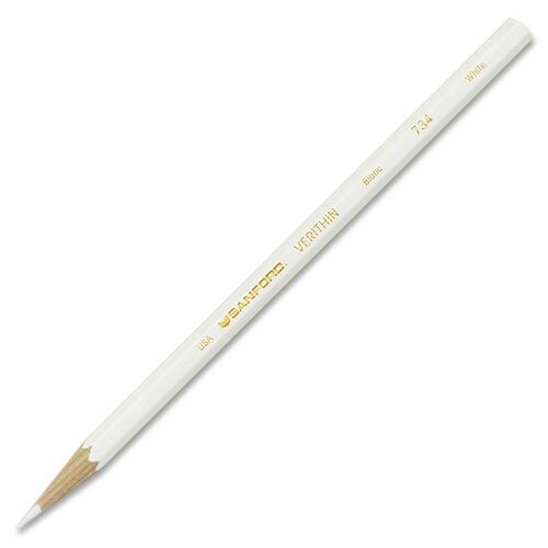 Color Pencil, Prismacolor Verithin, White 12/DZ