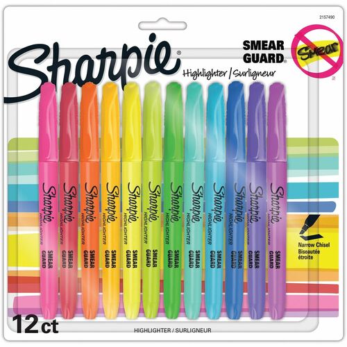Highliter, Sharpie, Accent 12/PK