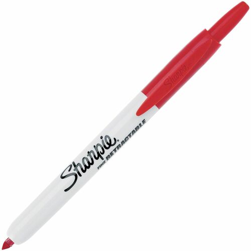 Marker, Sharpie, Right, Fine, Red 12/DZ