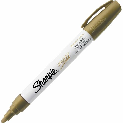 Marker, Paint, Sharpie, Medium, Gold